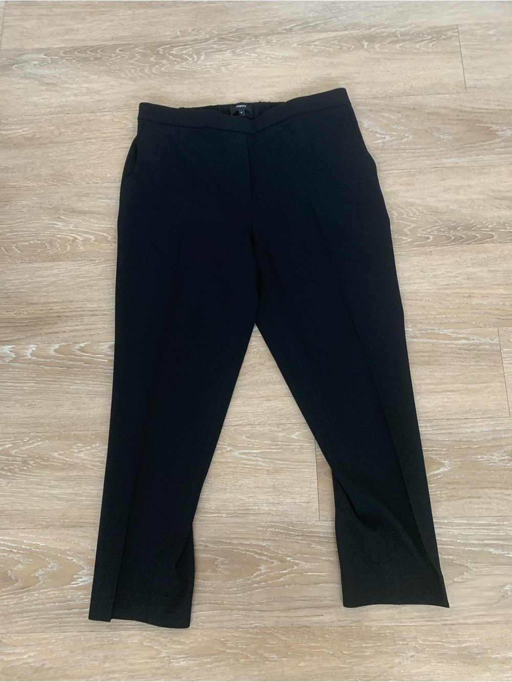 Theory Black Tailored Straight Leg Dress Pants Size 10